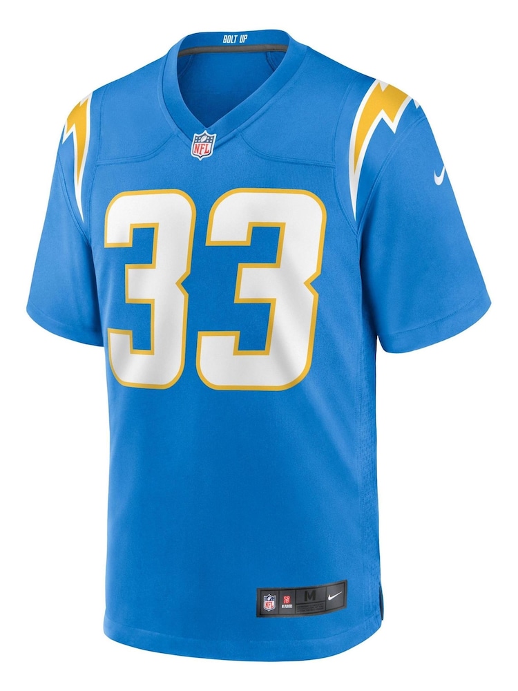 Nike Blue NFL Los Angeles Chargers Game Team Colour Jersey - Derwin James - Image 2 of 3
