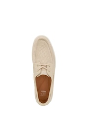 Dune London Cream Blaizerss Knit Boat Shoes - Image 4 of 6