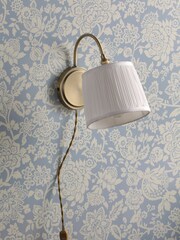 Laura Ashley Brass Hemsley Wall Light - Image 4 of 6
