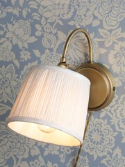 Laura Ashley Brass Hemsley Wall Light - Image 6 of 6