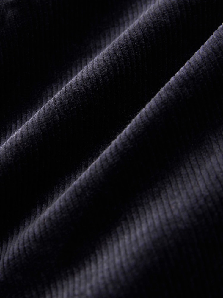 Charcoal Grey Premium Cord Wide Leg Trousers - Image 10 of 10