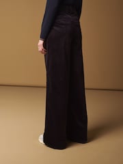 Charcoal Grey Premium Cord Wide Leg Trousers - Image 4 of 10
