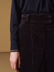 Charcoal Grey Premium Cord Wide Leg Trousers - Image 5 of 10