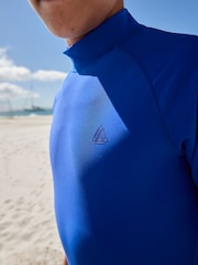 Cobalt Blue Short Sleeve Sunsafe Rash Vest (1.5-16yrs) - Image 5 of 8