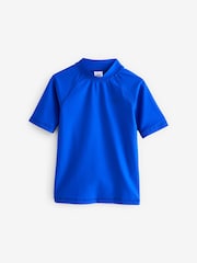 Cobalt Blue Short Sleeve Sunsafe Rash Vest (1.5-16yrs) - Image 6 of 8