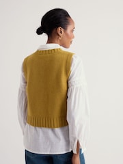 Seasalt Cornwall Yellow Derwenn Vest - Image 4 of 5