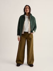 Seasalt Cornwall Green Copseland Stripe T-Shirt - Image 2 of 5