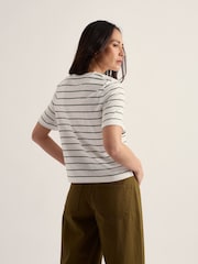 Seasalt Cornwall Green Copseland Stripe T-Shirt - Image 3 of 5
