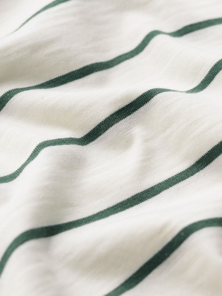 Seasalt Cornwall Green Copseland Stripe T-Shirt - Image 5 of 5