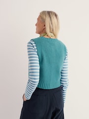 Seasalt Cornwall Blue Derwenn Vest - Image 3 of 5