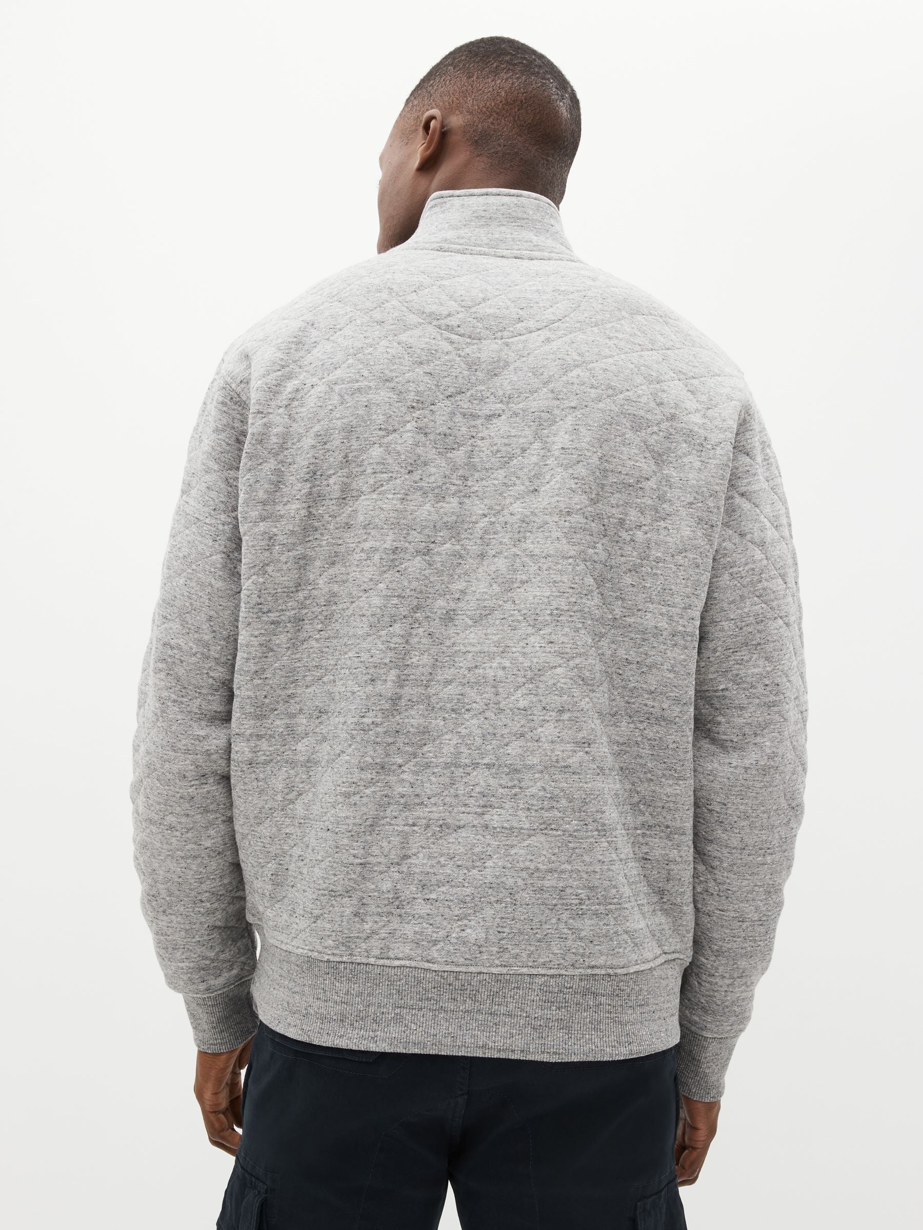 Quilted sweatshirt discount