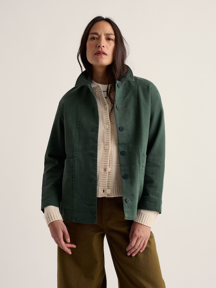 Seasalt Cornwall Green Croplands Jacket - Image 2 of 5 Seasalt Cornwall Green Croplands Jacket - Image 2 of 5