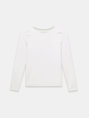 Mint Velvet White Long Sleeve Layering Top - Image 7 of 9