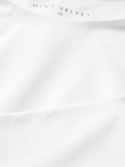 Mint Velvet White Long Sleeve Layering Top - Image 9 of 9