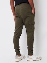 Threadbare Green Cargo Style Joggers - Image 2 of 4