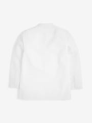 White Shirt Length Embroidered Boys Kurta (3-16yrs) - Image 5 of 6