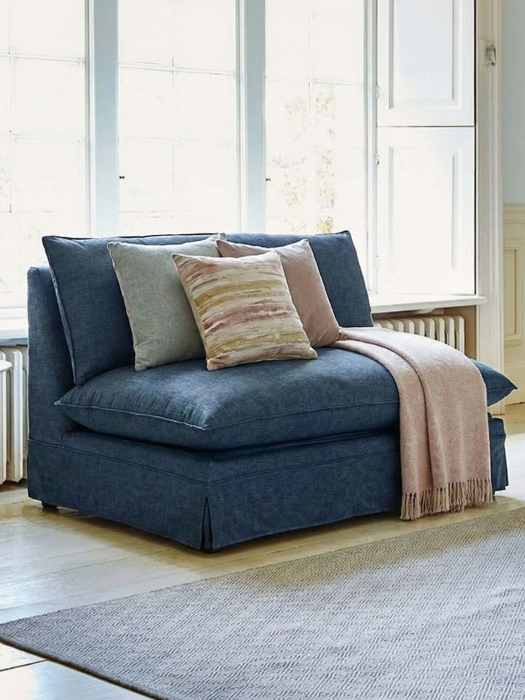 Willow & Hall Prussian Blue Deverill Sofa Bed - Image 1 of 5