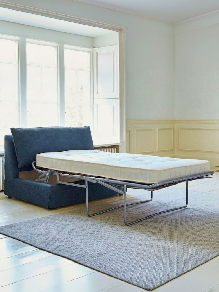Willow & Hall Prussian Blue Deverill Sofa Bed - Image 5 of 5