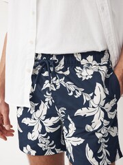 GANT Blue Palm Print Swim Shorts - Image 3 of 6