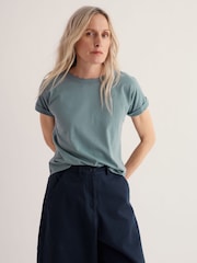Seasalt Cornwall Blue Porthzennor T-Shirt - Image 1 of 5