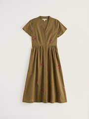 Seasalt Cornwall Green Fowen Shirt Dress - Image 1 of 5