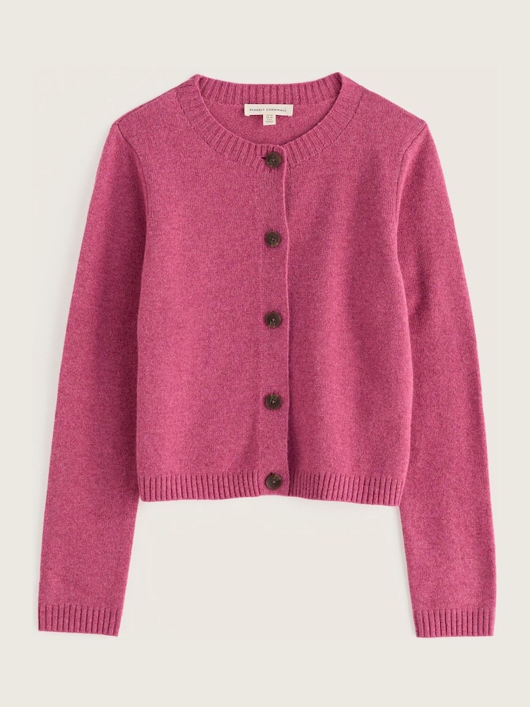 Seasalt Cornwall Pink Tern Tide Cardigan - Image 1 of 5