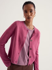 Seasalt Cornwall Pink Tern Tide Cardigan - Image 3 of 5