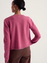 Seasalt Cornwall Pink Tern Tide Cardigan - Image 4 of 5