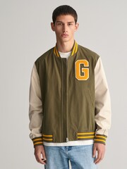 GANT Natural Lightweight Varsity Jacket - Image 1 of 7