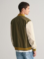 GANT Natural Lightweight Varsity Jacket - Image 2 of 7