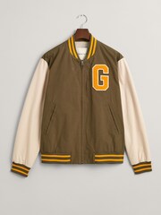 GANT Natural Lightweight Varsity Jacket - Image 6 of 7