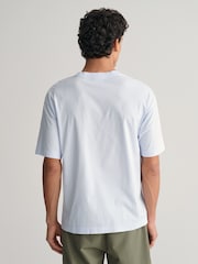GANT Blue 100% Cotton Washed Graphic T-Shirt - Image 2 of 5