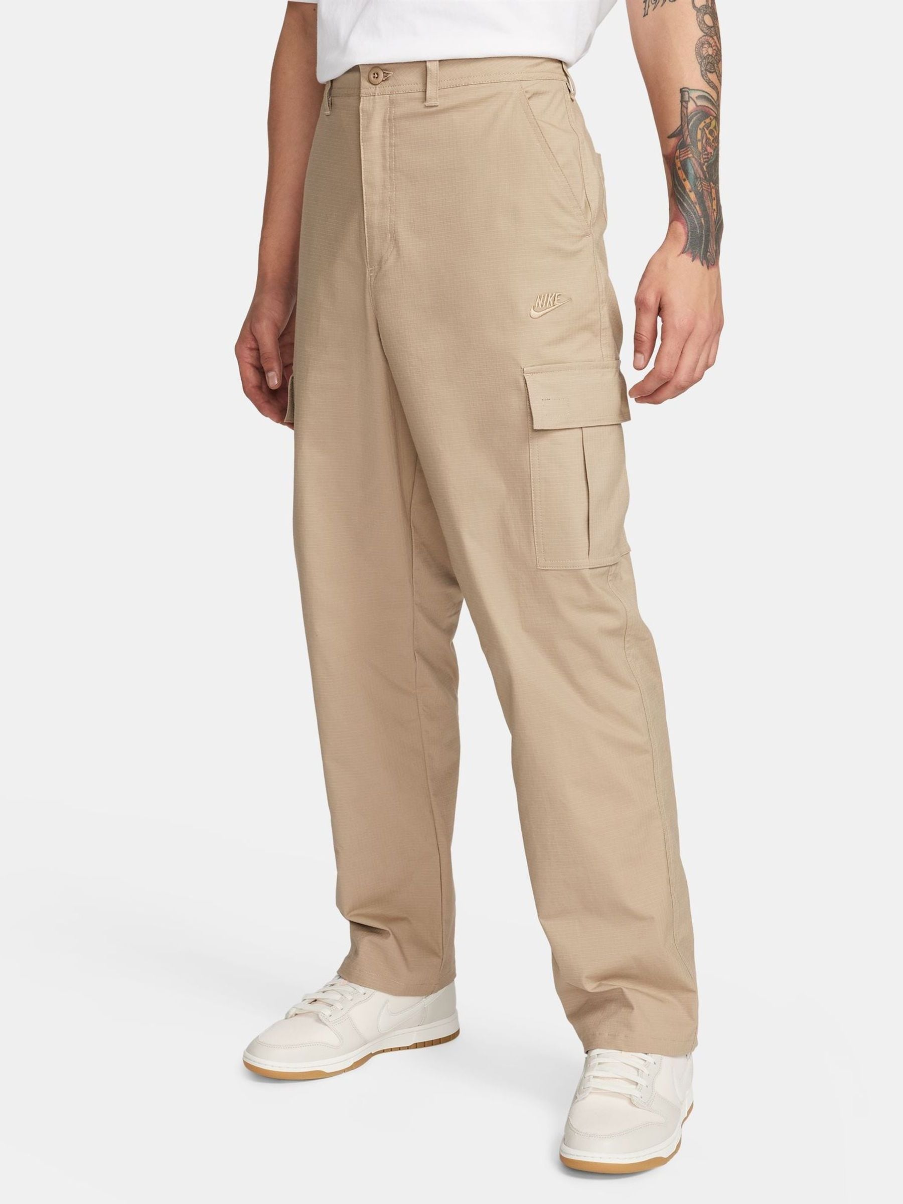 Buy Nike Khaki Club Cargo Trousers from Next Luxembourg