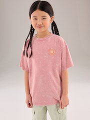 Pink Oversized Graphic T-Shirt (3-16yrs) - Image 2 of 7
