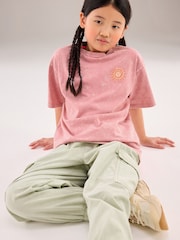 Pink Oversized Graphic T-Shirt (3-16yrs) - Image 3 of 7