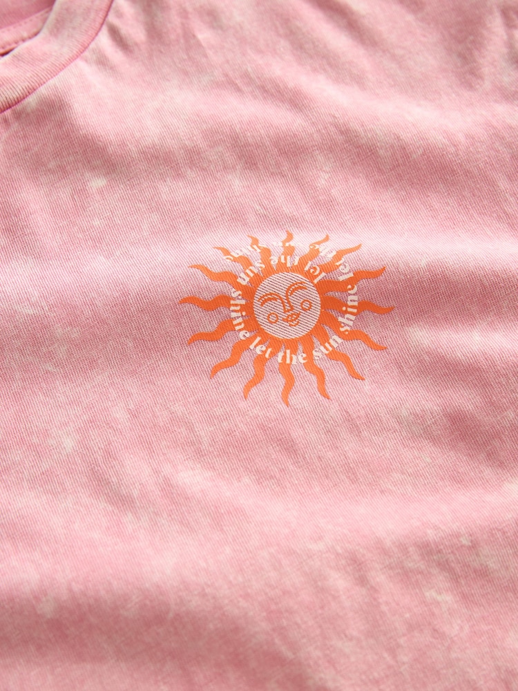 Pink Oversized Graphic T-Shirt (3-16yrs) - Image 7 of 7