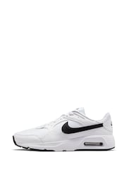 Nike White/Black Air Max SC Trainers - Image 2 of 10