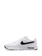 Nike White/Black Air Max SC Trainers - Image 4 of 10