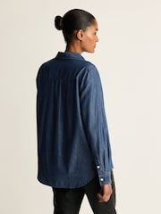 Dark Blue Denim Shirt - Image 4 of 7