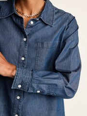 Dark Blue Denim Shirt - Image 5 of 7
