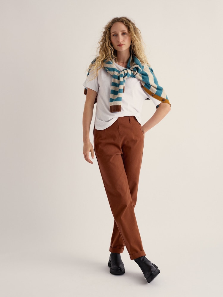 Seasalt Cornwall Brown Waterdance Trousers - Image 1 of 5 Seasalt Cornwall Brown Waterdance Trousers - Image 1 of 5