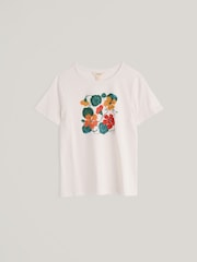 Seasalt Cornwall White Printing Ink T-Shirt - Image 1 of 5