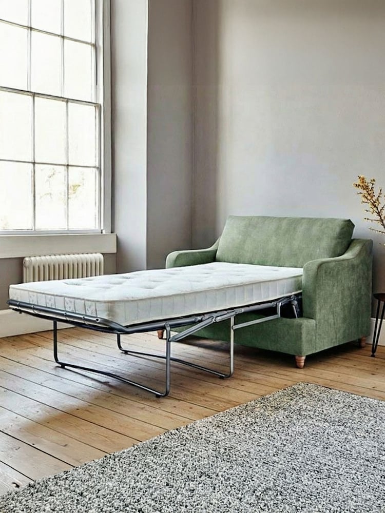 Willow & Hall Juniper Green Atworth Sofa Bed - Image 5 of 5 Willow & Hall Juniper Green Atworth Sofa Bed - Image 5 of 5