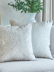 Prestigious Textiles Alabaster Cream 50 x 50cm Hamlet Feather Filled Cushion - Image 1 of 4