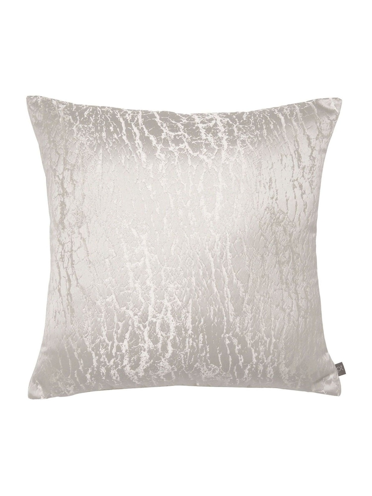 Prestigious Textiles Alabaster Cream 50 x 50cm Hamlet Feather Filled Cushion - Image 2 of 4