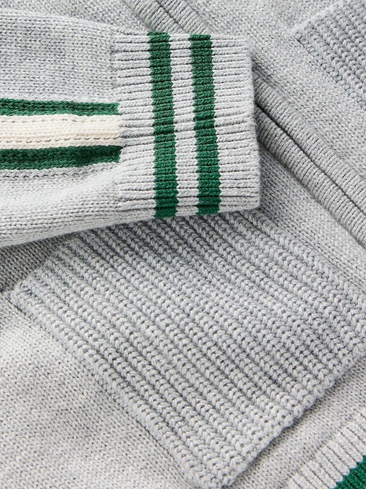 Boden Varsity Pullover mit durchgehendem Reißverschluss - Bild 4 von 4