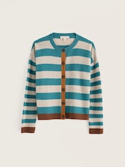 Seasalt Cornwall Blue Pinwell Cardigan - Image 3 of 5