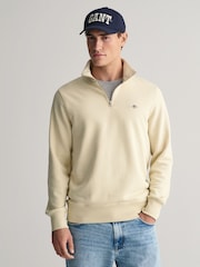 GANT Natural Shield Half Zip Sweatshirt - Image 1 of 5