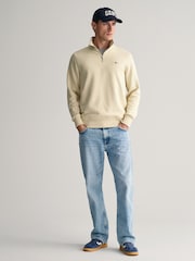 GANT Natural Shield Half Zip Sweatshirt - Image 4 of 5