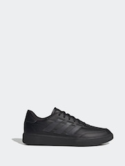 adidas Black Courtblock Trainers - Image 1 of 8